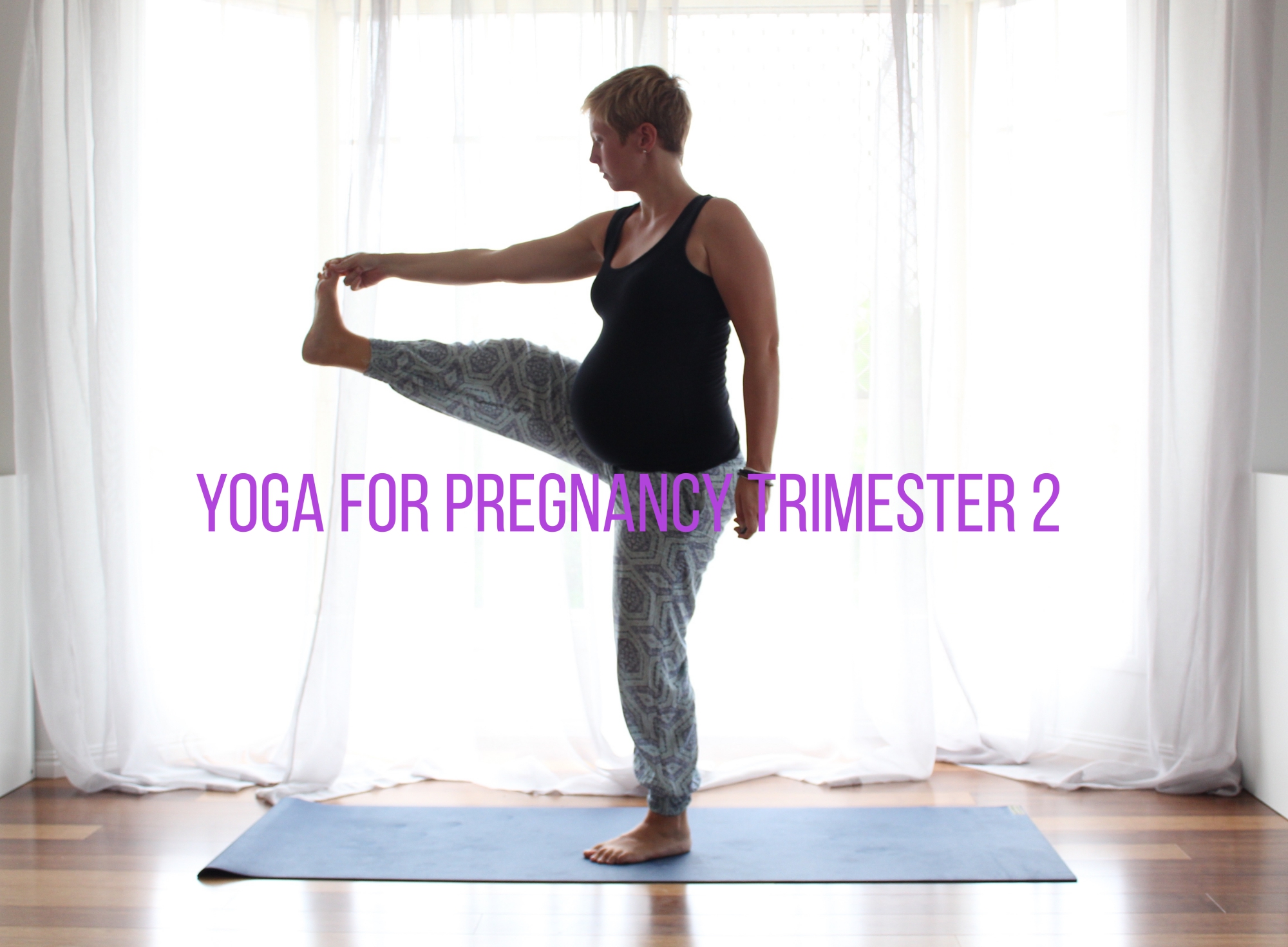 Online prenatal yoga – second trimester