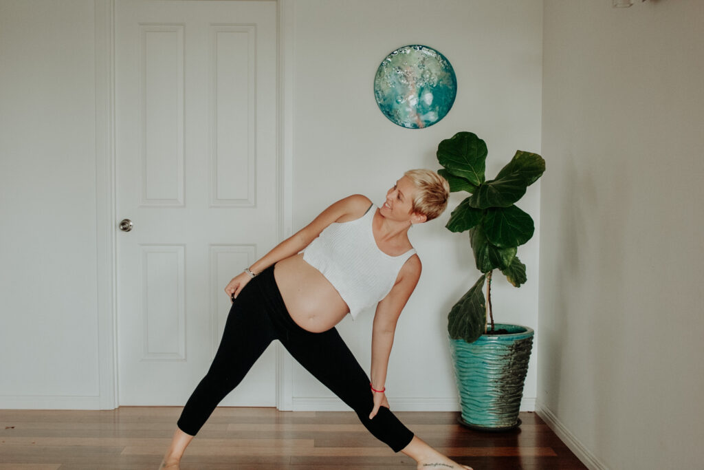 pregnancy yoga teacher