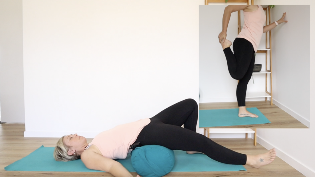 psoas stretch to encourage pelvic mobility